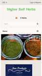 Mobile Screenshot of higherselfherbs.com